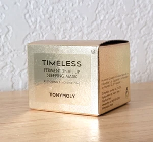 New Sealed TonyMoly Timeless Ferment Snail Lip Sleeping Restoring Mask 14g/.49oz - Picture 1 of 8
