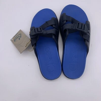 Sandalias Chaco Niños Talla 4 Y Chillos Activo Azul Sin Cordones Aire Libre Deporte Tobogán NUEVAS Foto 1 de 4