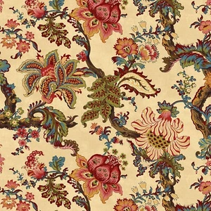 Wilmington Prints - Countryside - Large Floral - Cream/Multi - Picture 1 of 8