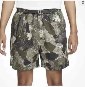 Nike ACG Trail Print Men's Shorts Cargo Khaki White Size M L DN3949-325 - Picture 1 of 4
