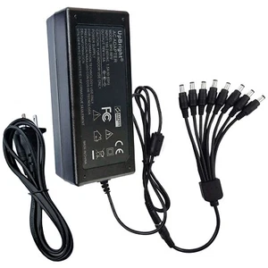 12V AC Adapter For Swann Splitter x 8 way Security CCTV Surveillance Camera Pro - Picture 1 of 6