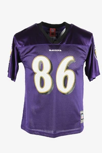 Reebok NFL Ravens Heap 86 Apparel Shirts Sports 90s Retro Purple Size L - CW0850 - Picture 1 of 4