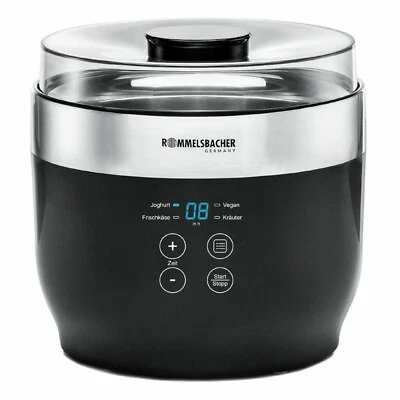 Rommelsbacher JG80 yogurtiera per formaggio fresco yogurtiera macchina per yogurti - Immagine 1 di 4