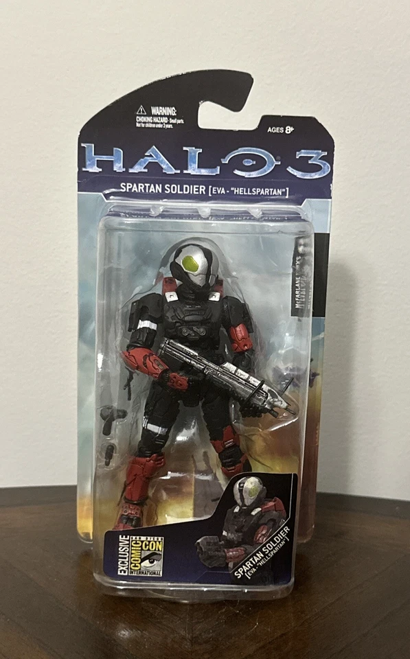 Halo 3 Spartan Soldier Eva HELLSPARTAN SDCC 2008 McFarlane Toys MIB