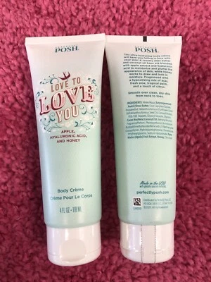 Crema corporal ultra hidratante con ácido hialurónico Perfectly Posh Love To Love You Foto 1 de 2