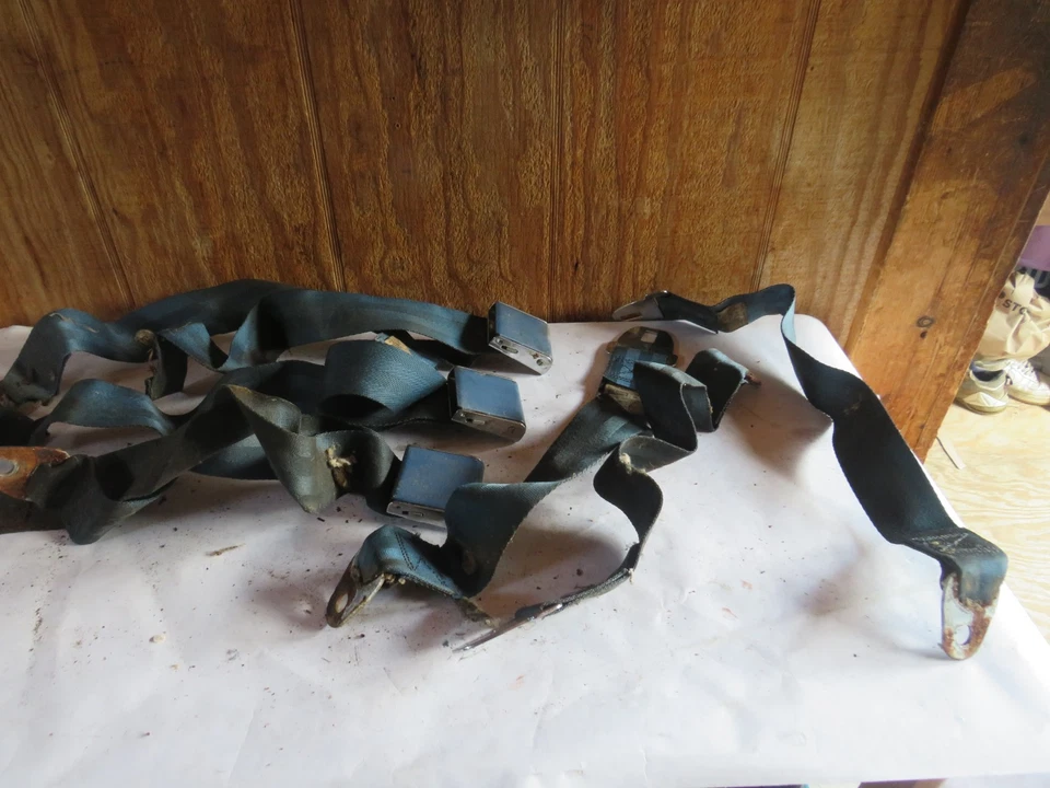 1968 AMC AMERICAN RAMBLER ROGUE RAMBLER SCRAMBLER S/C CINTOS DE SEGURANÇA TRASEIROS - Imagem 1 de 4