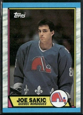 Topps Joe Sakic RC #113 1989-90 Quebec Nordiques Foto 1 de 2