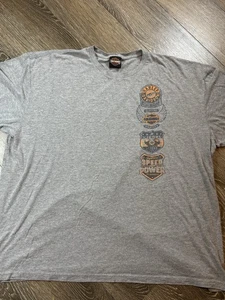 Harley Davidson Gray Shirt Mens 3XL Beartooth Billings Montana Motorcycle - Picture 1 of 7