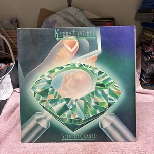 KANSAS solo KERRY LIVGREN Seeds Of Change Ronnie James Dio VG+ - Picture 1 of 13