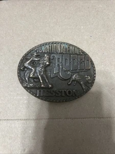 Belt Buckle Buckles 1978 National Finals Rodeo Heston - Picture 1 of 4