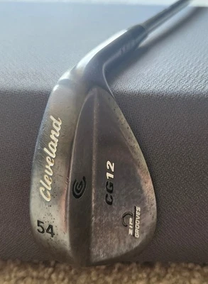 Cleveland CG12 Zip Groves Wedge 54* / 12* Steel Shaft Wedge Flex RH - Image 1 of 4