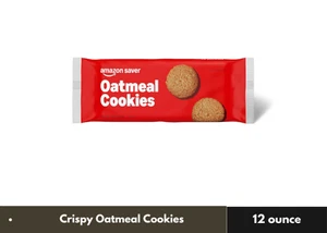 Galletas de avena crujientes Happy Belly 12 oz - Amazon Saver - Imagen 1 de 4