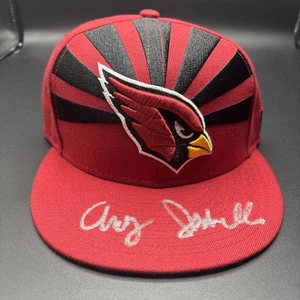SIGNED ANDY ISABELLA Arizona Cardinals Hat Fitted 7 1/4 New Era NFL 59Fifty RED - Picture 1 of 6