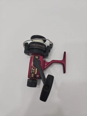 Carrete de pesca Silstar FX40 rojo cara abierta relación de transmisión 4:6:1 probado de colección Foto 1 de 4