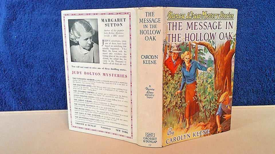 NANCY DREW NO SPINE SYMBOL INTERNALS MESSAGE IN THE HOLLOW OAK 1936C-6 M. WIRT - Image 1 of 4