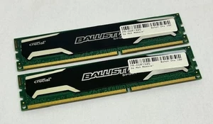 4GB (2x2GB) Crucial Ballistix Sport BLS2G3D1339DS1S00.8FMR PC3-10600 DDR3 Ram - Picture 1 of 3