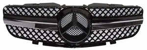 Front Grille for Mercedes Benz SL R230 SL500 SL600 SL-Style 03-06 Chrome & Black - Picture 1 of 1