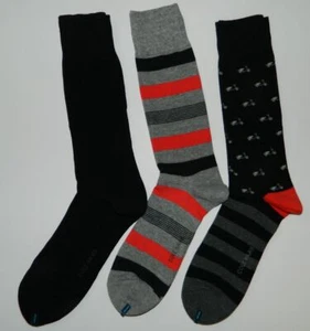 Cole Haan Men's Novelty Scooter Crew Socks Pack of 3 Assorted Size 10-13 New - Picture 1 of 7