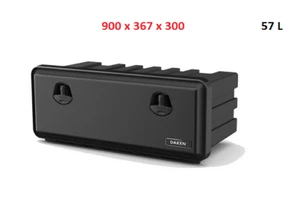 Ciężarówka Skrzynka do przechowywania Tworzywo sztuczne Just 900 Skrzynka narzędziowa 900x367x300 mm Skrzynka do przechowywania Daken - Zdjęcie 1 z 3
