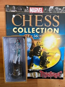 MARVEL CHESS COLLECTION ISSUE 36 MYSTIQUE EAGLEMOSS FIGURE FIGURINE + MAGAZINE - Picture 1 of 2
