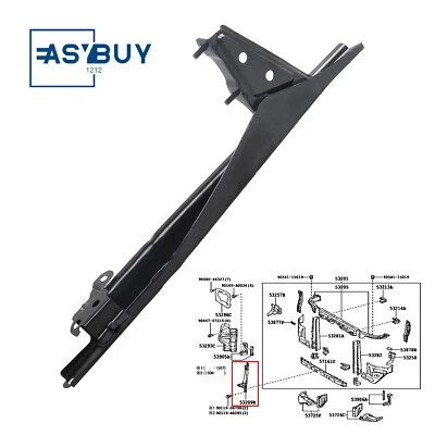 Núcleo de soporte de radiador central para Toyota Tundra 2014-2021 5,7 L 4,6 L 4,0 L Foto 1 de 4