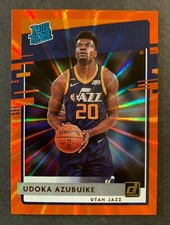 2020-21 DONRUSS RATED ROOKIE * UDOKA AZUBUIKE #214 * RC LASER ORANGE PRIZM (AA)
