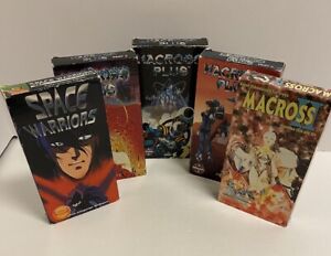 Macross Plus 1-3 (VHS) Anime Manga Robotech Series Lot (English Dubbed Version)
