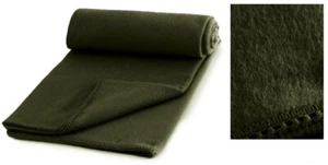 Queen Size Alpaca/acrylic Blanket Beautiful Olive Green Peru 90 x 90 inches - Picture 1 of 4