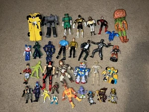 Vintage Action Figures Random Toy Lot Mixed Loose 20+ Transformer Power Ranger - Picture 1 of 5