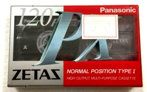 PANASONIC PX 120 ZETAZ audio cassette blank tape sealed Made in Japan Type I - Picture 1 of 2