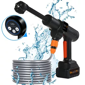 Handheld Pressure Washer Power Cleaner with 1500*10mAh Battery LCD Display H1L9 - Picture 1 of 12