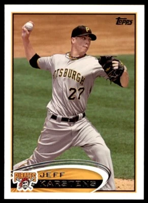 2012 TOPPS #71 JEFF KARSTENS PITTSBURGH PIRATES - Image 1 of 2