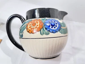 Vintage Hand Painted Ceramic Pitcher Made in Japan 5 Inches Tall - Picture 1 of 9
