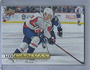 2019-20 Upper Deck Canvas #C29 Nicklas Backstrom - Picture 1 of 2