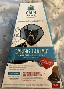 Calm Paws Caring Collar w/ Calming Gel Patch L - XL (13”-17”) Neck, New - Picture 1 of 10