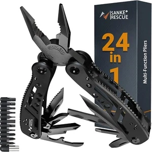 VEVOR 24-In-1 Multitool Pliers Multi Tool with Safety Locking and Pocket Sheath - Picture 1 of 16