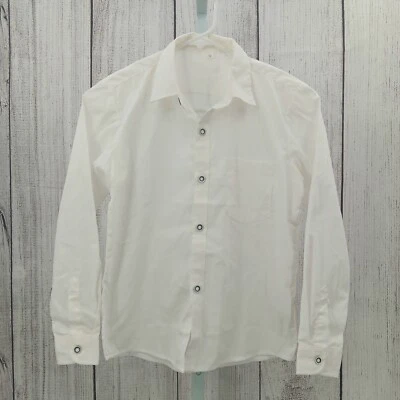 Professional Boy's Suit/Tuxedo Design White Button up Shirt, Size 10 AF1 - Image 1 of 4