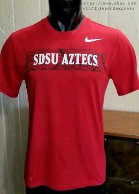 Красная футболка NCAA SDSU San Diego State AZTECS спортивного покроя Nike размер M - Изображение 1 из 4