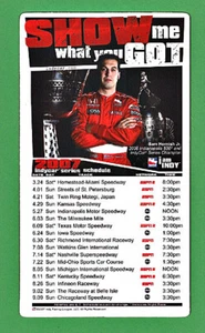 2007 Indianapolis 500 Magnet, Schedule, Near Mint Condition, 3, 7/8" x 6, 7/8" - Picture 1 of 3