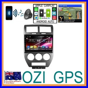 JEEP COMPASS MK 2007-2008  GPS APPLE CARPLAY ANDROID AUTO CAM ODB DAB+ TPMS DVR - Picture 1 of 11