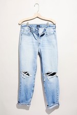 NWT FREE PEOPLE X EDWIN Sz 27 TASH STRAIGHT LEG RELAXED JEANS IN BLUE