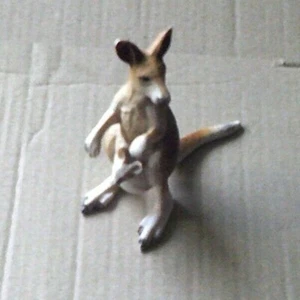 SCHLEICH Figure KANGAROO With Joey 2000 , zoo / Wildlife Animal - Picture 1 of 5