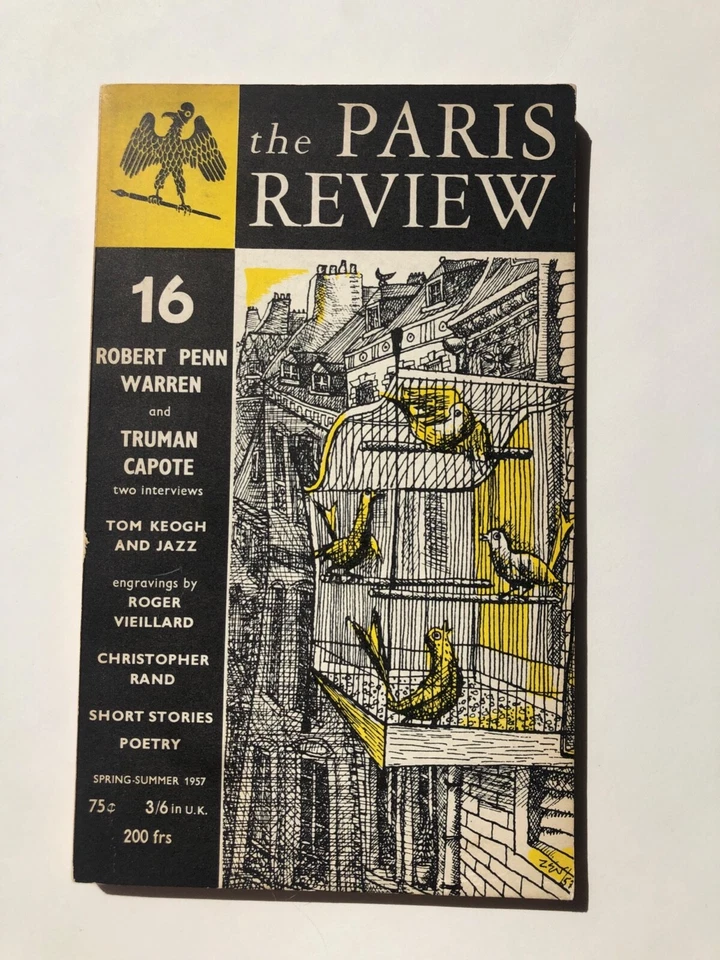 PARIS REVIEW # 16 SPRING 1957 1st Ed.  Capote Interview.  George Plimpton Editor - Image 1 of 4