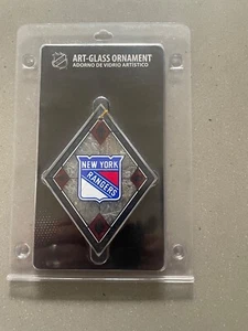 Adorno de vidrio artístico NHL New York Ranger - Imagen 1 de 3