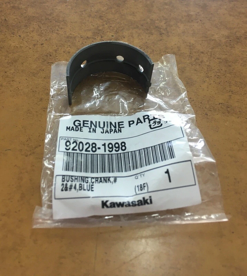 KAWASAKI NINJA ZX-12R 2000-2006 SPESSORE ALBERO A CAMME BUSHING,CRANK,#2,B - Immagine 1 di 1