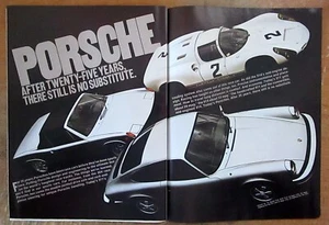 1975 Porsche 911 914 2.0 & 904 Race Car Original Color Ad - Picture 1 of 1