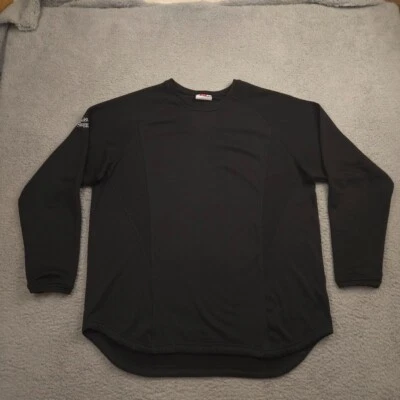 Louisville Slugger Senior XXL Black Long Sleeve Compression Base Layer Shirt - Image 1 of 4