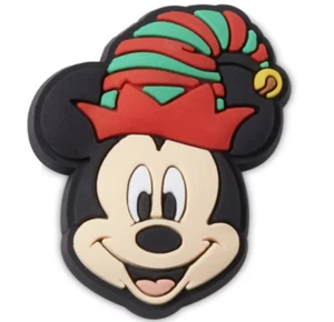 Mickey Mouse Crocs Weihnachten Jibbitz Disney Schuh Anhänger Jingle Bell Mütze Neu mit Etikett - Bild 1 von 4
