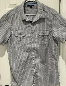 Mark Anthony Striped Button Up Shirt Size XL - Picture 1 of 6