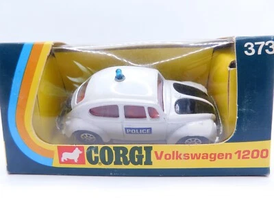 CORGI TOYS 373  * VOLKSWAGEN VW KÄFER 1200 POLICE * OVP * 1973 - Bild 1 von 4